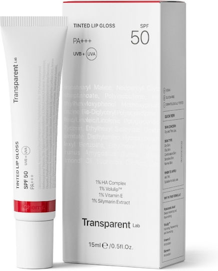 Transparent Lab Lip Balm SPF50 Cherry 15ml