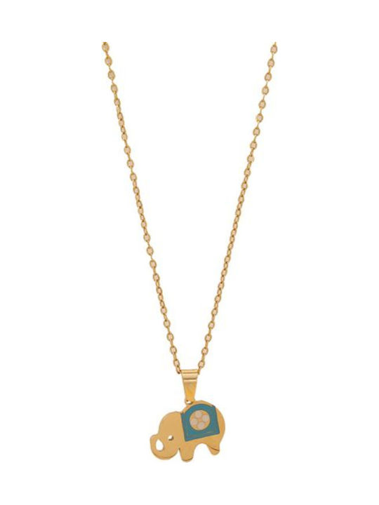 Callajewels Παιδικό Κολιέ από Ατσάλι με Αλυσίδα C13198-ASG67088