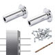 Vevor 121pcs Stainless Steel Wire Rope Sleeves 3.2mm T316 Marine Grade Free Drill Silver Bxgbhtys121jm10kiv0