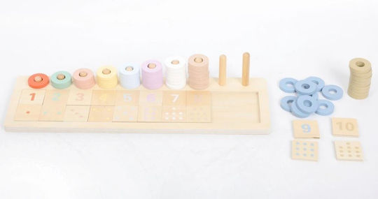 Eli Neli Montessori Εκπαιδευτικό Παιχνίδι Γράμματα & Αριθμοί από Ξύλο