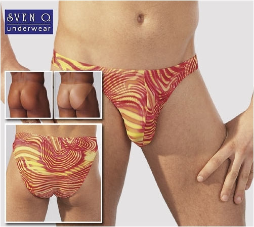 Svenjoyment Underwear Ανδρικό Sexy Slip Κίτρινο