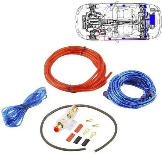 Kit de cabluri pentru amplificator auto Mj-8