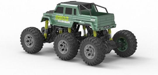 Rw Τηλεκαυτεθυνομενο 1:8 Truck Climber 6x6 Usb Rechargeable Πρασινο 26611b