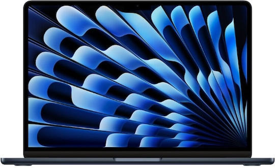 Apple MacBook Air 13" (2024) 13.6" Retina Display (M3-8-Core/16GB/256GB SSD/8-Core GPU) με Φορτιστή 30W Midnight (International English Keyboard)