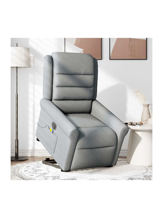 Relax Armchair Massage with Footstool Ann. Grey...