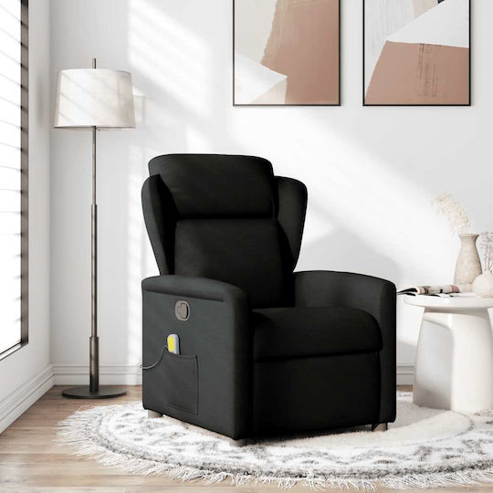 Fotoliu Relax Masaj cu Puf Întuneric 78x95x100cm