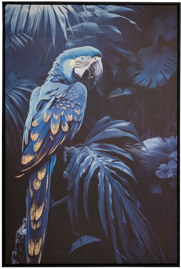 Iliadis Blue Parrot Κάδρο σε Καμβά 83x123cm