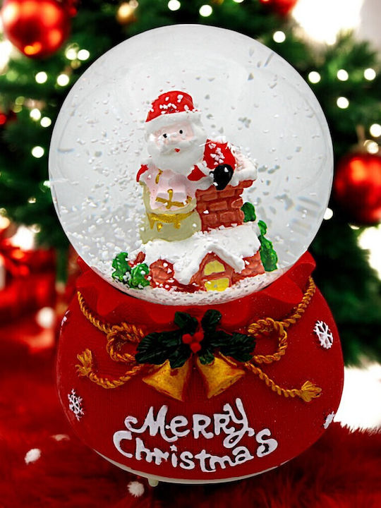 Christmas Decorative Gift Lighted with Santa Claus 8x12cm
