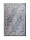Klonaras Oska 1372/ Χαλί Στρογγυλό με Κρόσια Greyish Blue Φ160cm