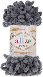 Νήμα Puffy 100γρ Soft & Quick Γκρι Σκούρο-87