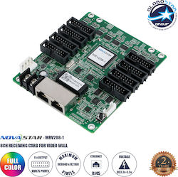 Globostar Novastar Mrv208-1 41021 Spare Part Professional Led Receiving Card 8 X Hub75e Κάρτα Καναλιών Οθόνες Led Video Wall Display Loading Capacity In Pixels W256 X H256 Gigabit Network Linkable Dc 3.3~5.5v Ip20 Μ9.5 X Π10.9 X Υ1.8cm 2 Globostar Novastar Mrv208-1 41021 Spare Part Professional Led Receiving Card 8 X Hub75e Κάρτα Καναλιών Οθόνες Led Video Wall Display Loading Capacity In Pixels W256 X H256 Gigabit Network Linkable Dc 3.3~5.5v Ip20 Μ9.5 X Π10.9 X Υ1.8cm 2