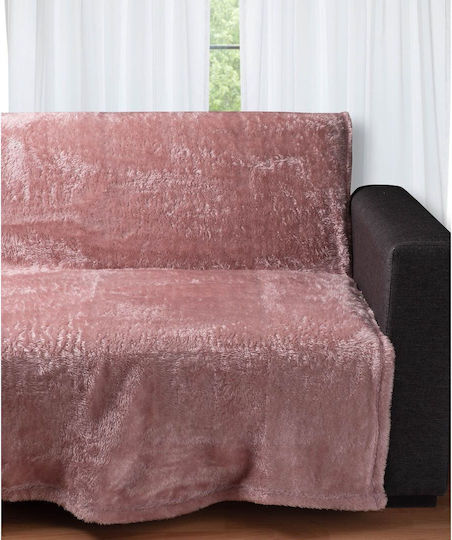 Silk Fashion 031 Ριχτάρι Πολυθρόνας Fleece 150x200εκ. Pink pink031