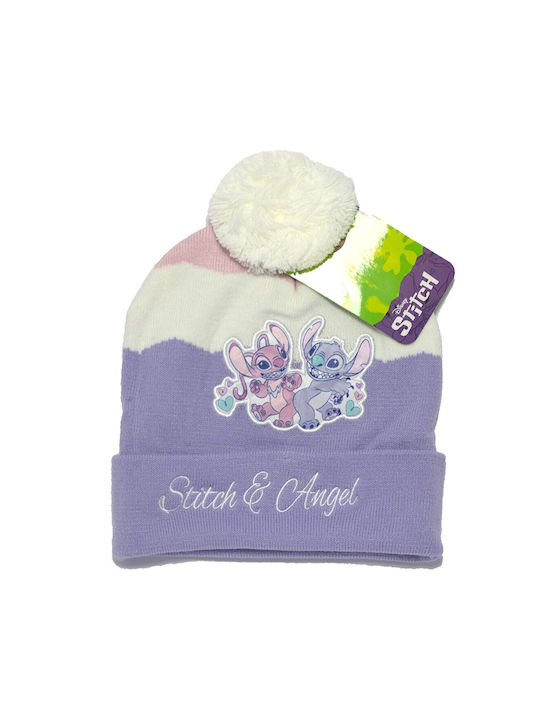 Disney Kids Beanie Knitted Lilac