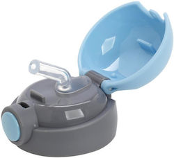 Eco Life Aνταλλακτικό Πώμα Kids Thermos 300ml 450ml Γαλάζιο Kap-010