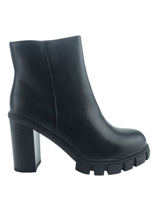 Plato Stiefeletten Damen Schwarz