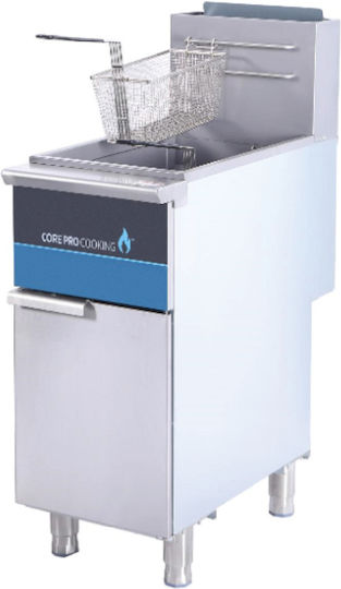 Karamco Fryer Gas 35.1kW Capacity 20lt 39.4x79.4x115cm