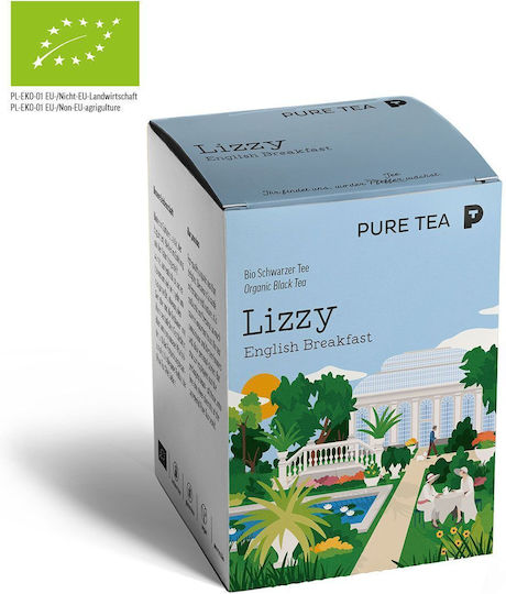 Pure Tea Organic Lizzy English Breakfast Black Tea 15φακελάκια