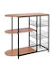 Woodwell Metal Kitchen Rack 6 Tiers Black 75x33x80cm EM460