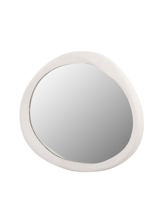 HomeMarkt Santorini Wall Mirror with White Wooden Frame 60x90cm 1pcs