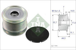 Ina Alternator Pulley Mercedes C Cl203 S203 W203 Clc Cl203 Clk A209 C209 E S211 W211 Slk R171 Sprinter 3 1.6-1.8 Lpg Ina Alternator Pulley Mercedes C Cl203 S203 W203 Clc Cl203 Clk A209 C209 E S211 W211 Slk R171 Sprinter 3 1.6-1.8 Lpg