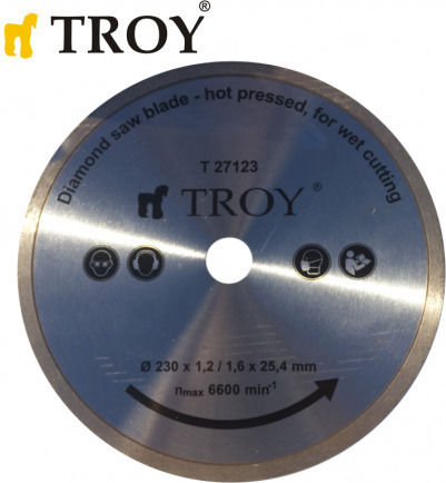 Diamantscheibe Diamant Durchmesser 230 mm Troy 27123