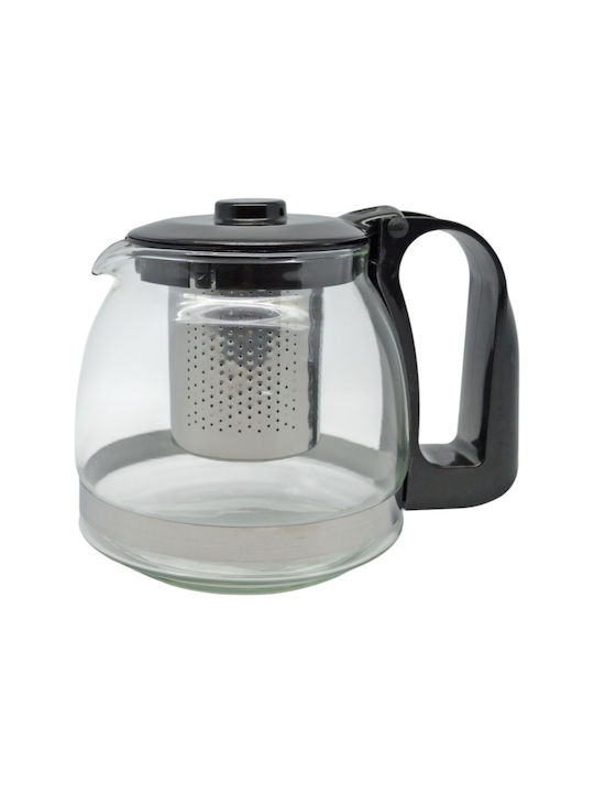 Ankor Τσαγιέρα με Φίλτρο Γυάλινη Διάφανη 700ml