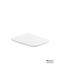 Bianco Ceramica Plastic Soft Close Toilet Slim Seat White