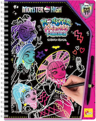 Lisciani Sketchbook Scratch Reveal Monster High Forever Friends