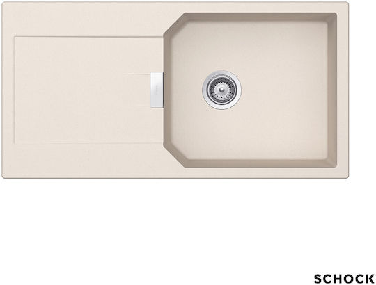 Schock 110-30100-1511 Drop-In Μ100xΠ51см Бежов Schock 110-30100-1511 Drop-In Μ100xΠ51см Бежов