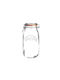 KIlner Vase General Use with Airtight Lid Glass Transparent 1500ml
