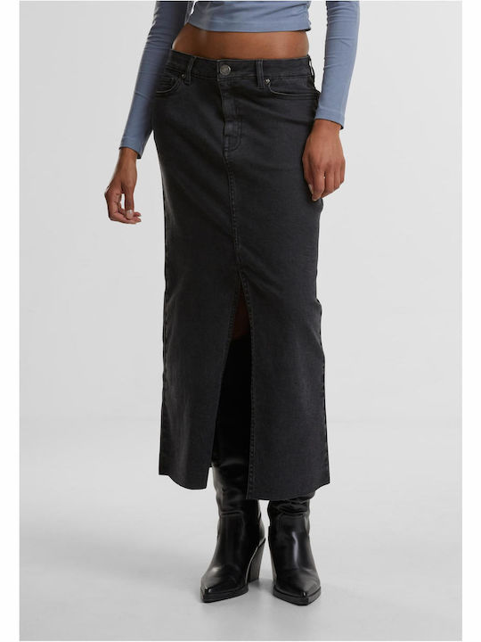 Denim Skirt Black