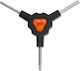 Cheie multifuncțională pentru bicicletă Cube Rfr Allen Torx Y Y H4 H5 T25 40261