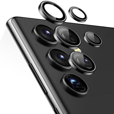 Kameraschutz Metallrahmen Black für das Samsung Galaxy A16 5G SM-A166