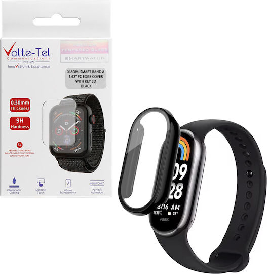 Volte-Tel Gehärtetes Glas für das Smart Band 8 1Stück