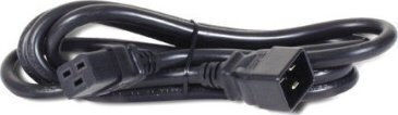 Bachmann IEC C20 - IEC C19 Cable 2m Black (IEC320/C19-C20)