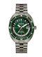 Bulova Oceanographer Gmt Herrenuhr Automatisch mit Silber Metallarmband