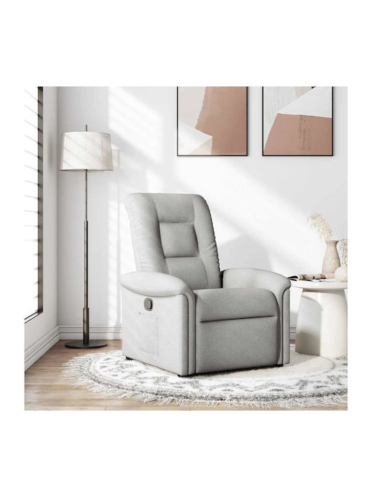 Relaxsessel mit Fußhocker Grey Cloud 77x91.5x96cm