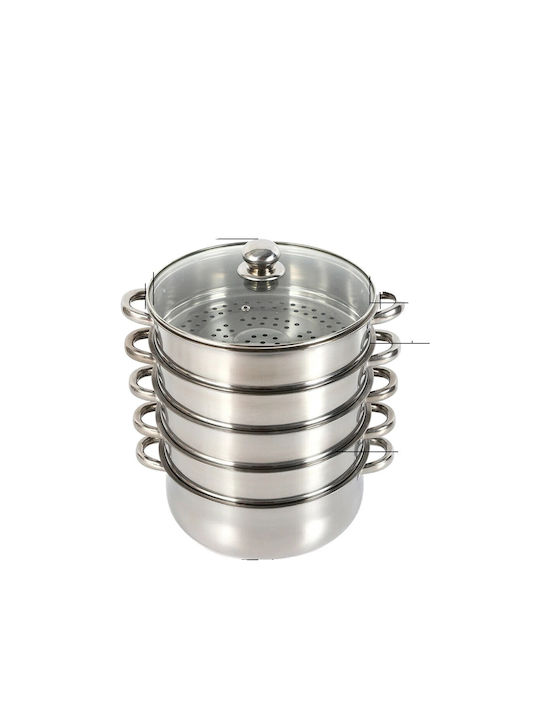 Deep Stainless Steel Pot 30cm