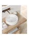 GSI Kube-x Επικαθήμενος Νιπτήρας Πορσελάνης 32x32cm White