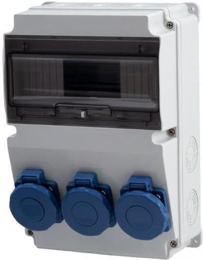 Lago Lago IP65 10m Distribution Board 3 Sockets x 230V