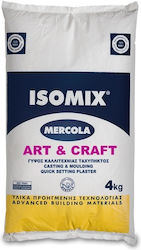 Schnellhärtender Künstlergips Isomix Kunsthandwerk 4kg Mercola 07019 07019