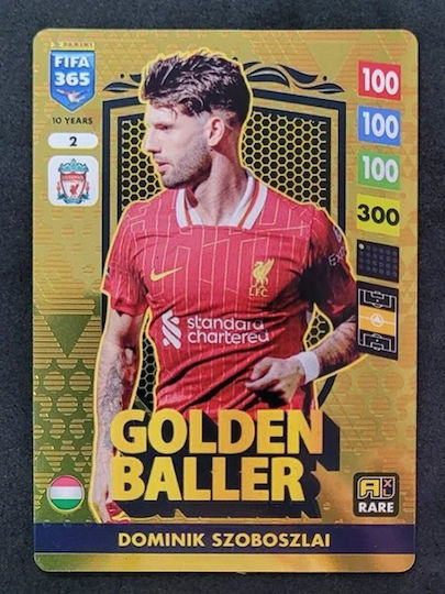 Fifa 365 2025 Adrenalyn XL Golden Baller Liverpool Dominik Szoboszlai