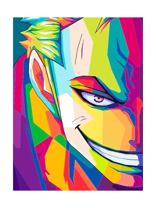 Poster One Piece Zoro An040a 21cm X 30cm