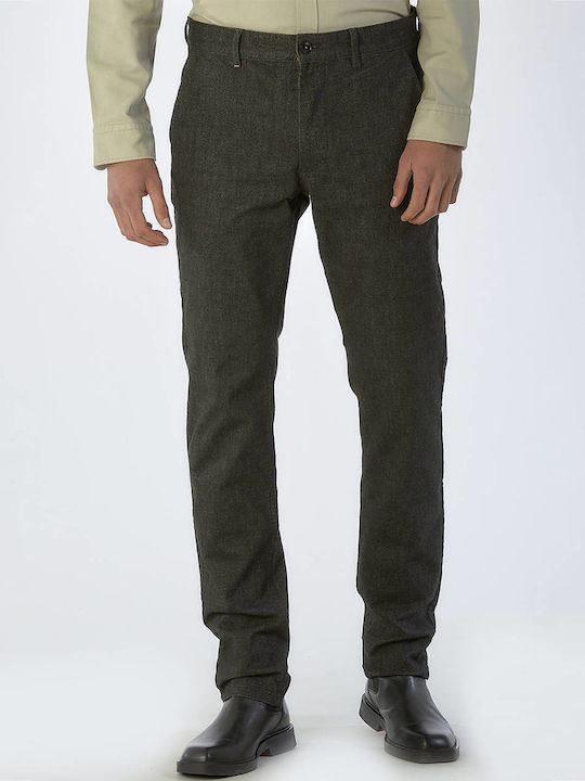 Παντελόνι Chino Ελαστικό σε Slim Εφαρμογή Dark Gray