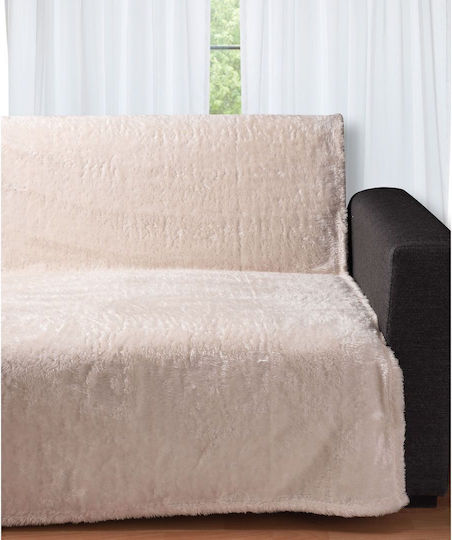 Silk Fashion 029 Ριχτάρι Πολυθρόνας Fleece 150x200εκ. Nature nature029