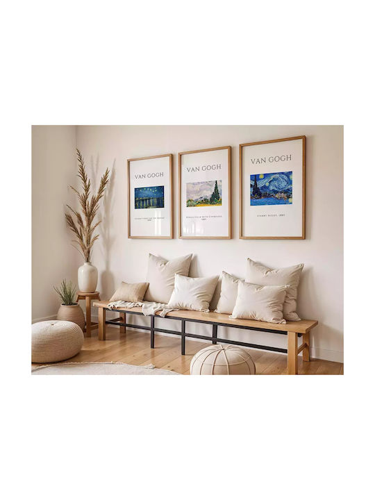 Poster Van Gogh Starry Night Art003 30cm X 40cm...