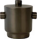 Ice Bucket Ice Preserver with Dimensions 13x13x17cm Black