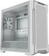 Gigabyte GB-C102GI Gaming Midi Tower Computer Case with Side Window and RGB Lighting White