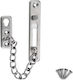 Door Handle with Chain Silver
