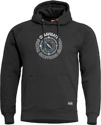 Phaeton Navigate Pentagon Schwarzer Hoodie